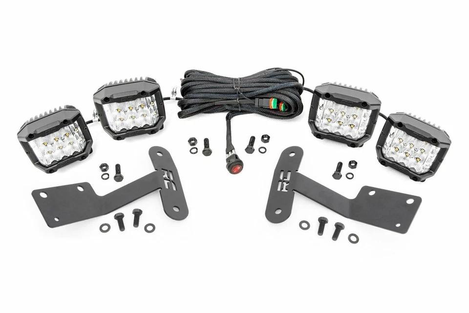 Kit de zanja LED Rough Country para Toyota de 3 pulgadas 14-20 Tundra 3" Osram gran angular Foto 1 de 4