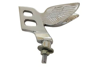 Vintage Bentley Flying B Mascot Small Bonnet Hood Ornament Brass Metal Mascot - Picture 1 of 3