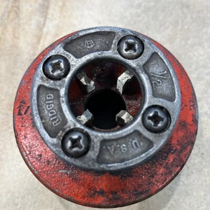 Cabezal de troquel roscador de tubo de trinquete RIDGID 1/2" NPT 12-R - Imagen 1 de 9
