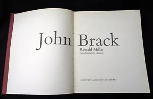 JOHN BRACK Ronald Millar J Henshaw Lansdowne Press Australian Art Library 1971 - Picture 1 of 12
