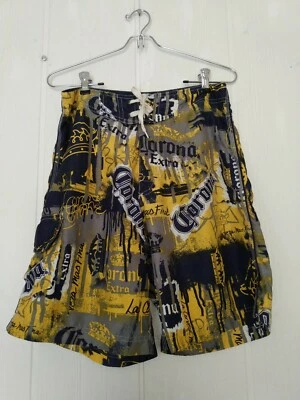 VTG Corona Extra Beer Mens Swim Trunks MultiColor Board Shorts Size 30 S Small - Image 1 of 4