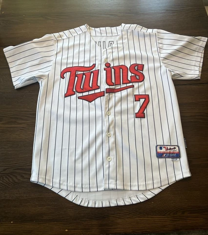 Minnesota Twins 2010 Inaugural Season #7 Joe Mauer Jersey Majestic SIze 50 Cover