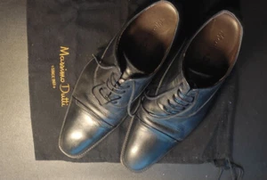 Massimo Dutti Derbies Suit Shoes Mens Shoes Leather Sz 42 UK 8.5 Black - Picture 1 of 8