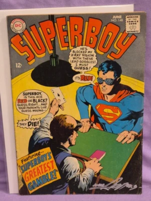 Superboy #148 SIGNED by Neal Adams - DC Comics - Swan Dorfman Abel - Image 1 of 4