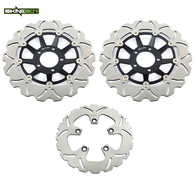 for Suzuki Front Rear Brake Rotors Discs GSXR750W 91-95 GSXR1100W 93-00 GSXR600W - Image 1 of 4