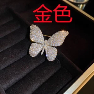 Fashion Pearl Butterfly Sunflower Crystal Zircon Brooch Pin Women Party Jewelry - Picture 1 of 21