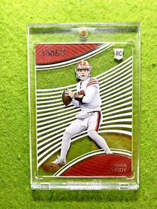 Brock Purdy CLEAR ROOKIE CARD JERSEY #13 49ERS  2022 Chronicles Clear Vision  RC
