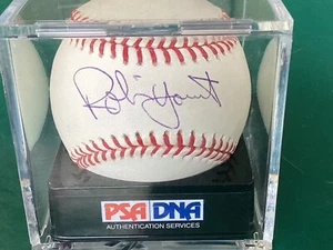 Robin Yount Autographed Baseball Milwaukee Brewers PSA Graded 9.5 Signature 10 - Picture 1 of 2