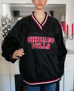 Chicago Bulls Wende Pullover Sweatshirt Windbreaker Stickerei Gr.XL eher M L TOP