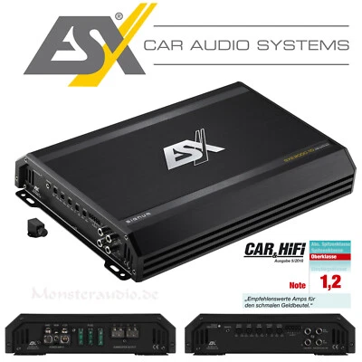 ESX SXE2000.1D 2000 Watt digitaler 1-Kanal Verstärker Auto Endstufe Subwoofer - Bild 1 von 2