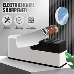 Afilador de cuchillos eléctrico profesional cocina afilador piedra amoladora cuchillos - Imagen 1 de 11