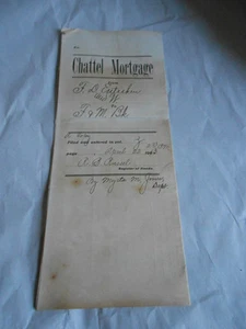 1903 Chattel Hypothek Jackson Township McPherson Kansas Farmers Merchants Bank - Bild 1 von 5