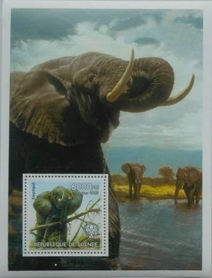 Lot of 4 sheets Elephants as in the picture MNH - Image 1 of 4