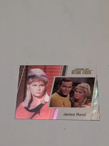2017 WOMEN OF STAR TREK 50th ANNIVERSARY #9 Janice Rand & James Kirk - Bild 1 von 7
