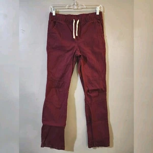 The Childrens Place Girls Pull On Chino Pants Size 14 Burgundy Red Straight Leg - Picture 1 of 10