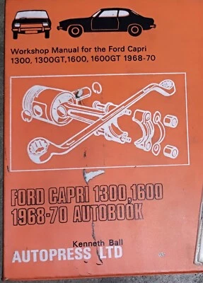 Ford Capri 1300, 1600 1968-72 Autobook - Immagine 1 di 2