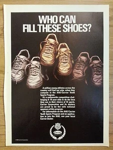 Anuncio impreso vintage original 1989 AAU/Carrier programa deportivo juvenil - Imagen 1 de 1
