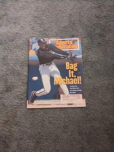 Michael Jordan Chicago White Sox Sports Illustrated Baseball March 14 1994 - Picture 1 of 2