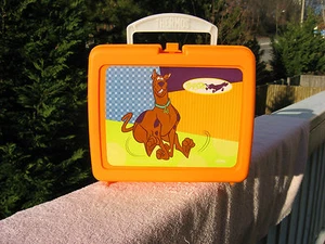 Scooby Doo Thermoskanne Marke Orange Farbig Kunststoff Brotdose - Bild 1 von 8