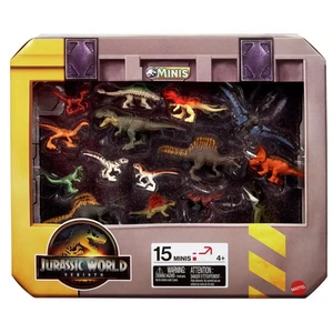 Jurassic World Rebirth Minis Pack 15 Mini Dinosauri Figure Playset Giocattoli Nuovo - Foto 1 di 6