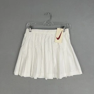 Jupe Nike vintage femme moyenne blanche plissée tennis années 90 athlétique rétro preppy - Photo 1/14