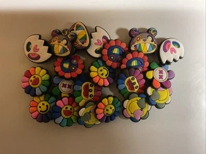 Takashi Murakami Jibbitz™ Croc Charms URSA BEAR set 7pc + 3pc Random FREE SHIP - Picture 1 of 7