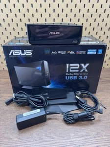 ASUS TurboDrive External Blu-ray Writer/Burner - Model BW-12D1S-U - Great Shape! - Photo 1/10