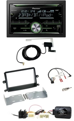 Pioneer CD USB Lenkrad Bluetooth 2DIN DAB Autoradio für Mitsubishi L200 06-15 - Bild 1 von 4