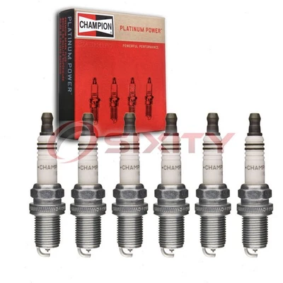 6 bujías Champion Platinum para Audi A4 2006-2008 3,2 L V6 encendido wg Foto 1 de 4