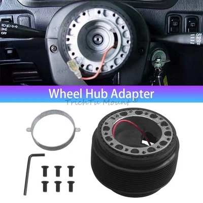 Juego de adaptador de cubo de volante de coche de aluminio Boss para Toyota MR2 Spyder 2000-2005 Foto 1 de 4