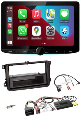 Kenwood Lenkrad USB DAB Bluetooth Autoradio für VW T5 Golf Tiguan Touran 2009-20 - Bild 1 von 4