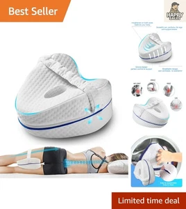 Ergonomic Memory Foam Leg Pillow - Relieve Back, Knee & Sciatica Pain - Picture 1 of 8