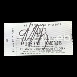 Signed Autographed LIGHTS Concert Ticket From 11/12/21 Middle East Boston - Picture 1 of 2