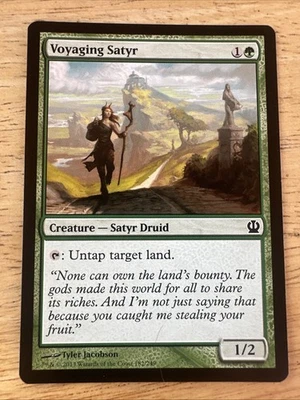 MTG Voyaging Satyr Theros 182/249 Regular Common - Image 1 of 2
