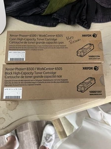 Cartucho de tóner magenta Xerox Phaser 6500/WorkCentre 6505 106R01595 dos nuevos - Imagen 1 de 3