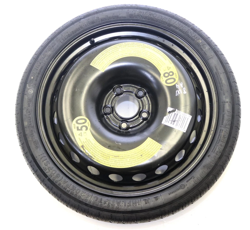 AUDI A4 8W B9 A5 8W 8W0601027C 125/70R19 100M Reserverad Ersatzrad Notrad - Bild 1 von 4