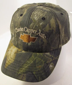 Gorra Charles Capper Automática Para Hombres De Colección Camuflaje Marengo Iowa Chevy Concesionario de Automóviles - Imagen 1 de 10