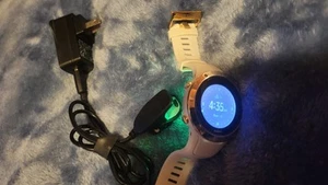 Suunto Spartan Trainer Gold Tone Bezel White Strap Watch SS023426000 - Picture 1 of 7