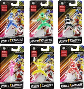Power Rangers 2,5" edizione limitata minifigure set di tutte e 6 - pacchetto affare - Foto 1 di 8