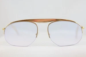 USED RAINER BRENNER 750 18K SOLID GOLD EYEGLASSES WITH 15 DIAMONDS - Picture 1 of 15