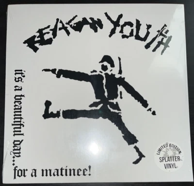 REAGAN YOUTH IT'S A BEAUTIFUL DAY  WHITE/ BLACK SPLATTER VINYL LP SEALED MINT - Image 1 of 2