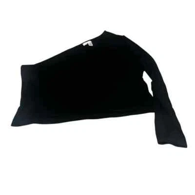 Blusa corta H&M negra manga única talla XXL Foto 1 de 3