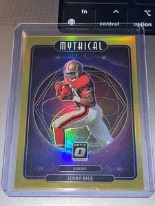 2021-22 Donruss Optic Mythical Jerry Rice /10 GOLD CASE HIT! 🔥 49ers!