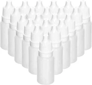 50 Pcs 5ml Empty Plastic Squeezable Dropper Bottles for Care Liquids Leak-Proof - Picture 1 of 5