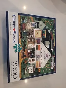 RARE Charles Wysocki 2000 Piece Puzzle Peppercricket Farms Pre-owned Complete - Picture 1 of 2