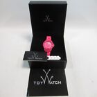 ToyWatch Pink Ladies Wristwatch in Box Quartz Plastic Casual *Spares/Repairs*