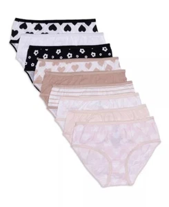 Maidenform GRAPHIC BASICS Little Girls Brief Underwear, Pack of 9, US 4/Girl - Picture 1 of 3