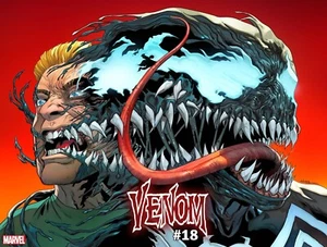VENOM #18 SLINEY IMMORTAL WRAPAROUND VAR AC MARVEL COMICS 2019 - Picture 1 of 2