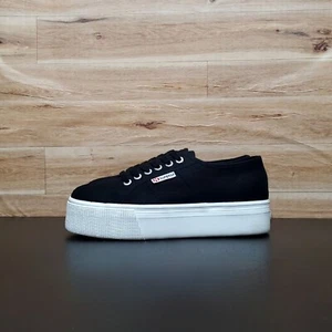 Zapatos sin mangas negros Superga 2790 para mujer talla 8 - Imagen 1 de 12