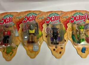 TMNT Reaction figure set 4 MIKEYS PIZZA Shredder BeBop Rocksteady Undercover - Picture 1 of 9